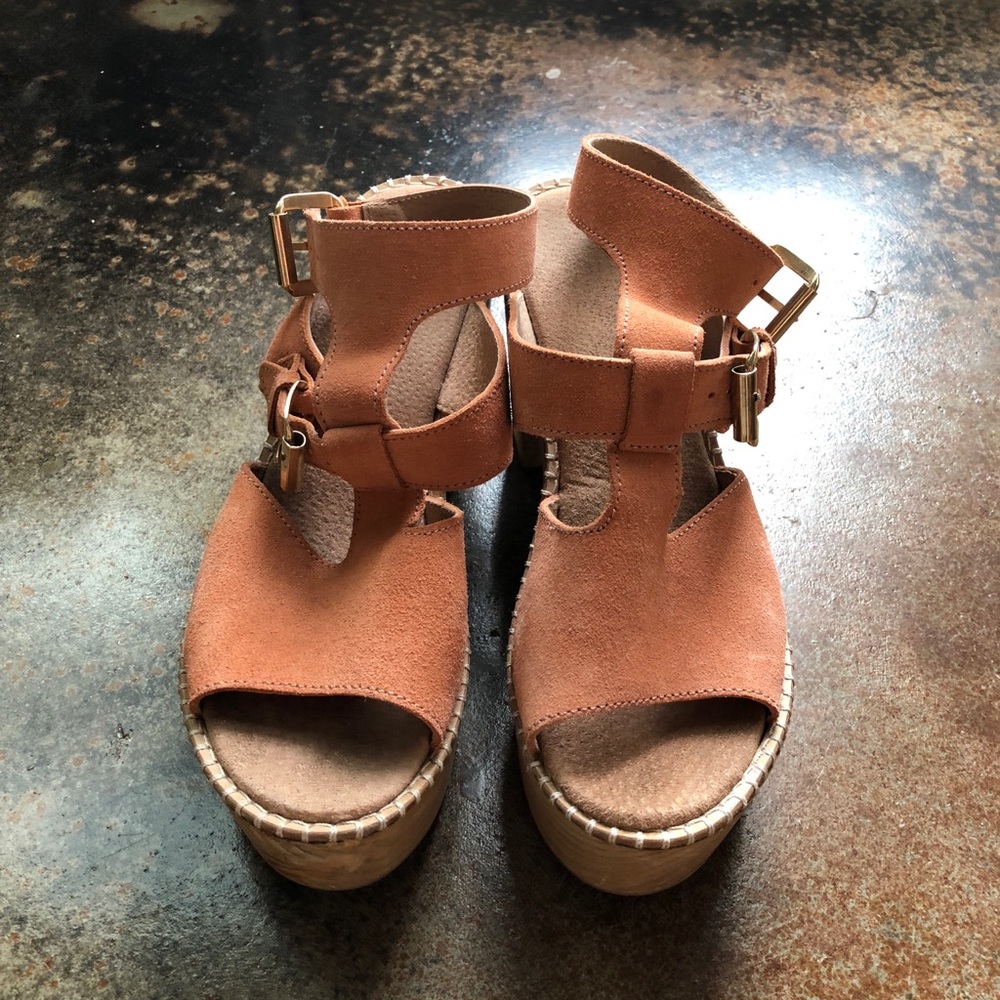 Free People buckle clogs